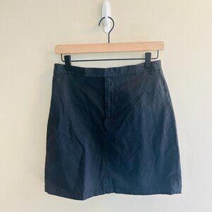 Banana Republic Black Mini Skirt Womens Size 6 Vintage Y2K 2000s Cotton Blend